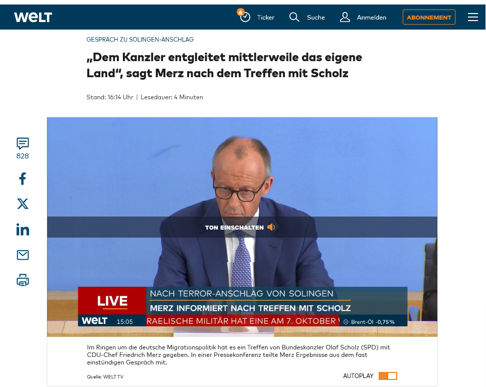 Scholz riskiert Bündnis mit Faschisten